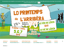 Tablet Screenshot of loprimtempsdelarribera.com